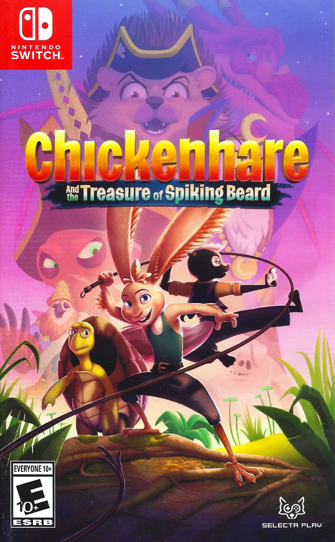 Capa de Chickenhare and the Treasure of Spiking Beard