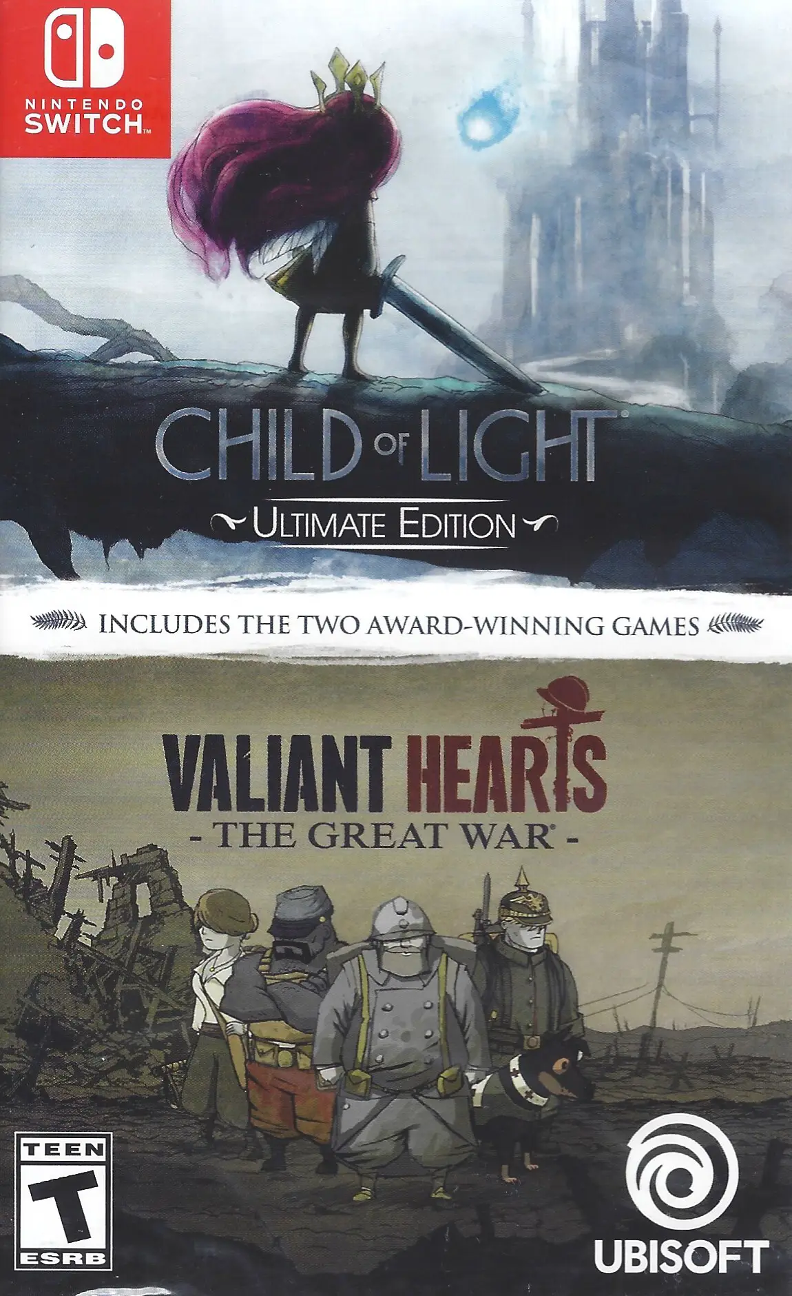 Capa de Child of Light: Ultimate Edition / Valiant Hearts: The Great War (Double Pack)