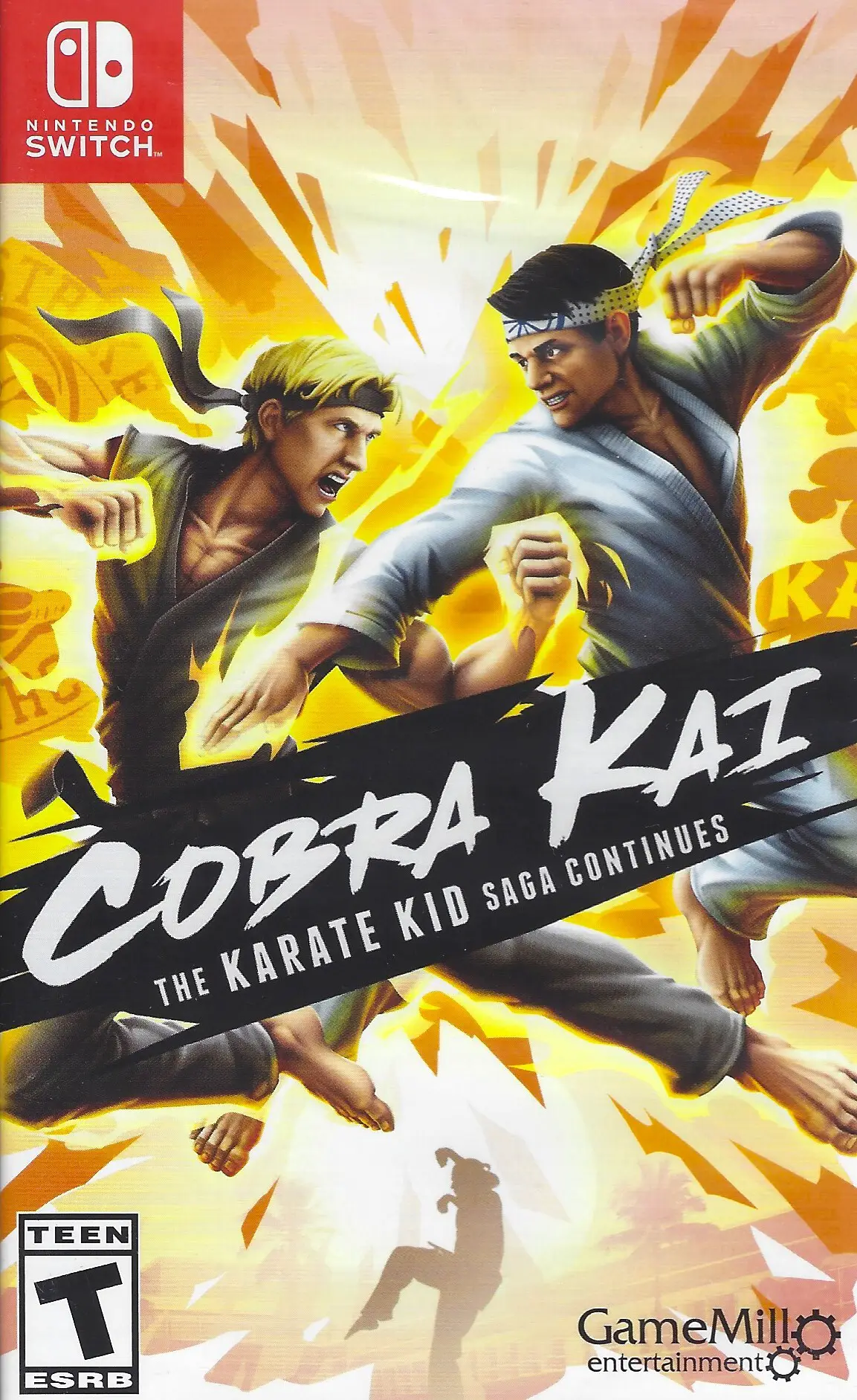 Capa de Cobra Kai: The Karate Kid Saga Continues