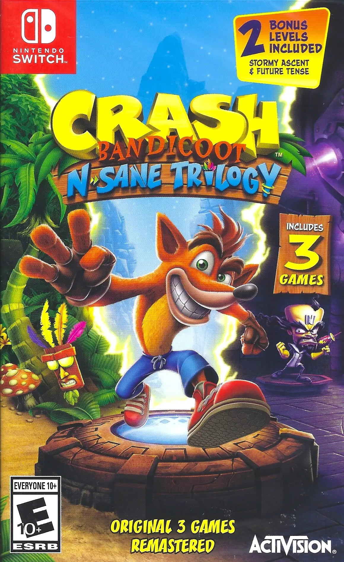 Capa de Crash Bandicoot N. Sane Trilogy