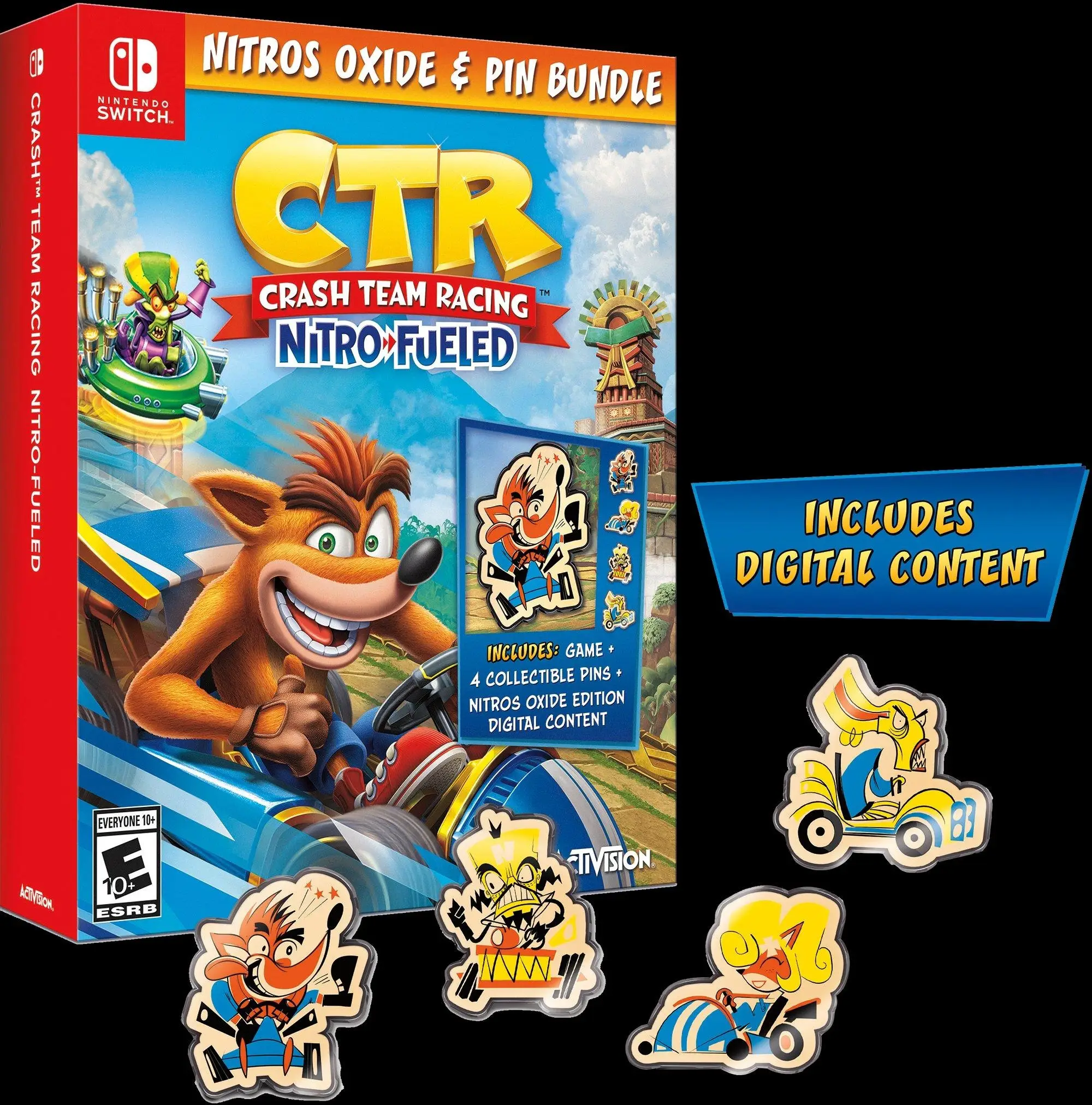 Capa de Crash Team Racing: Nitro-Fueled [Nitros Oxide & Pin Bundle]