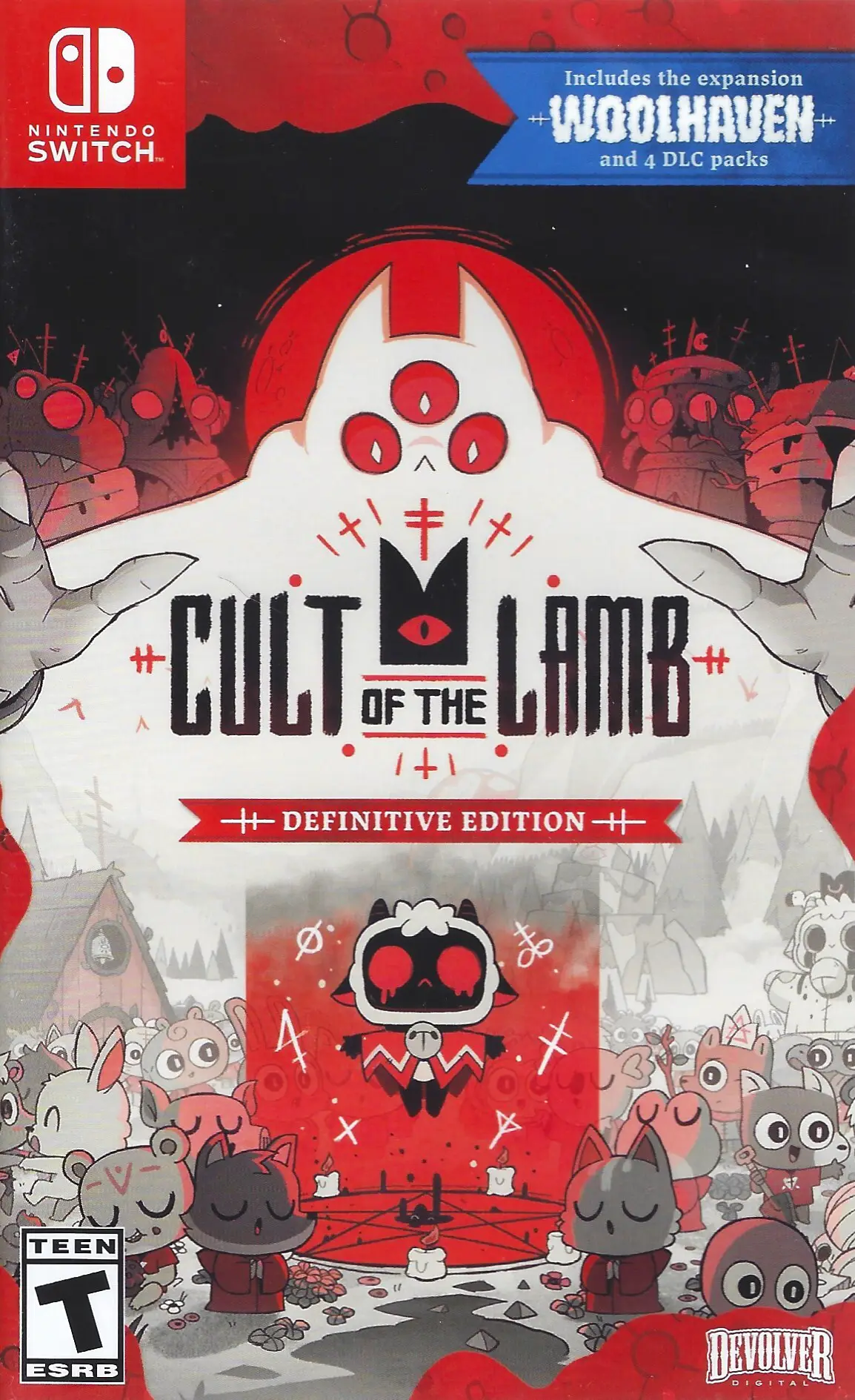 Capa de Cult of the Lamb [Definitive Edition]