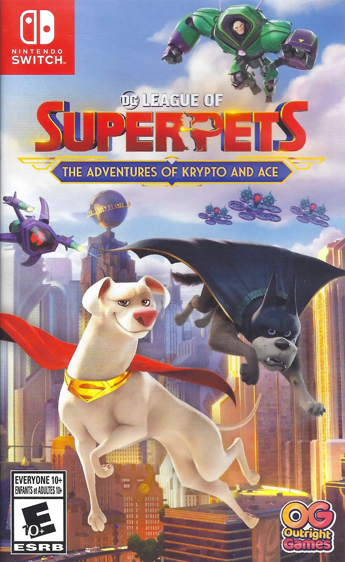Capa de DC League of Super-Pets: The Adventures of Krypto and Ace
