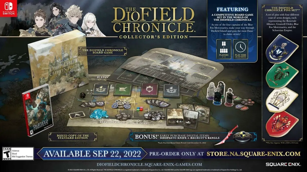 Capa de DioField Chronicle [Collector's Edition]