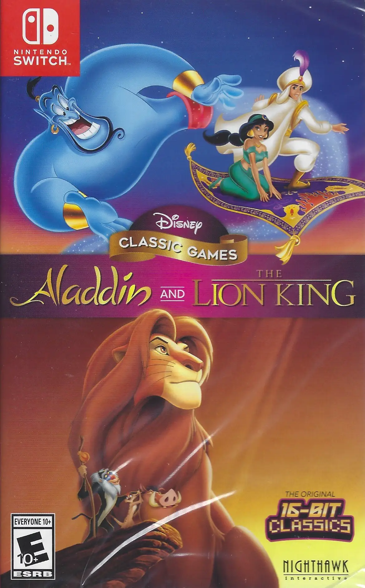 Capa de Disney Classic Games: Aladdin and the Lion King