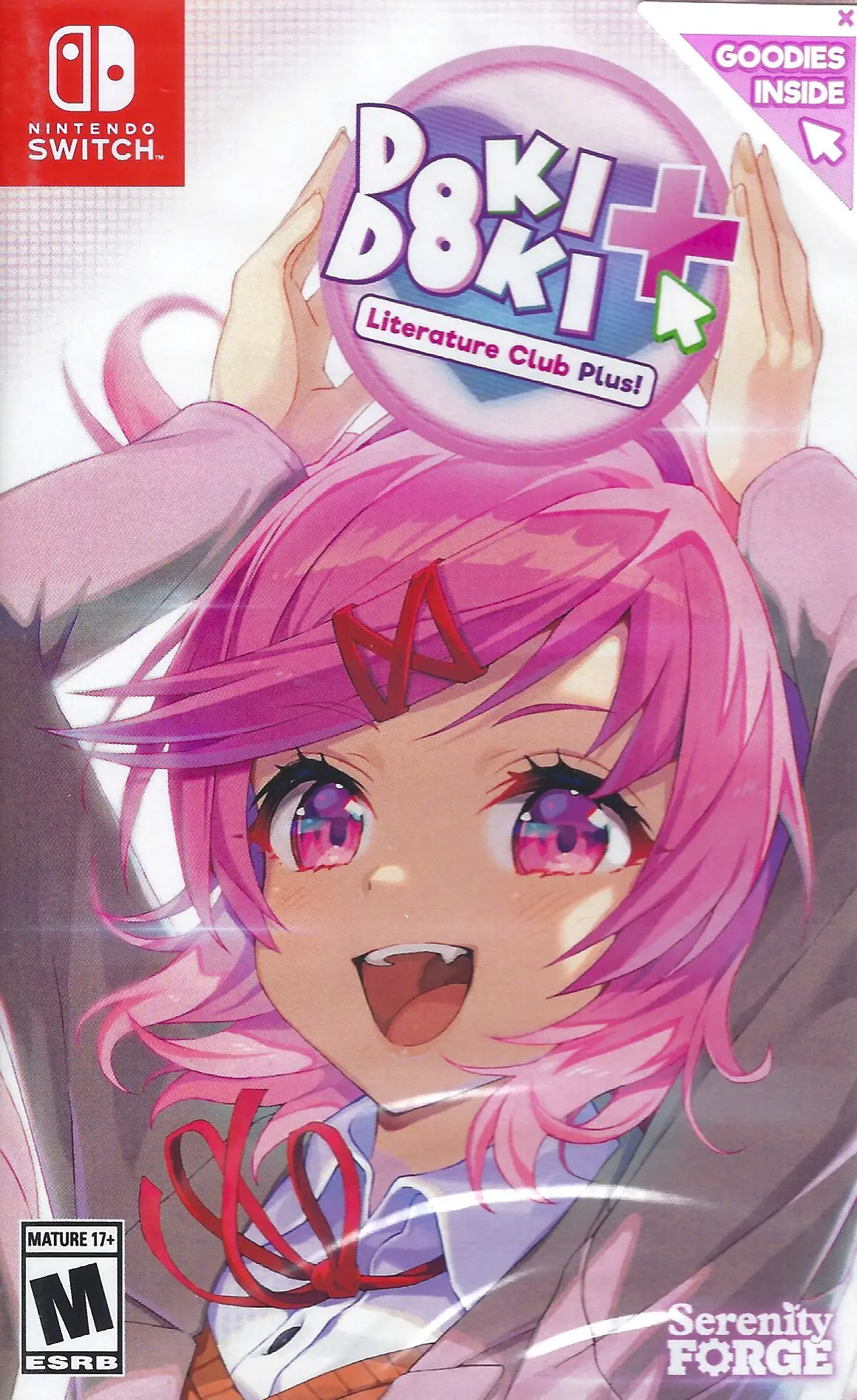 Capa de Doki Doki Literature Club Plus! [Natsuki Cover]