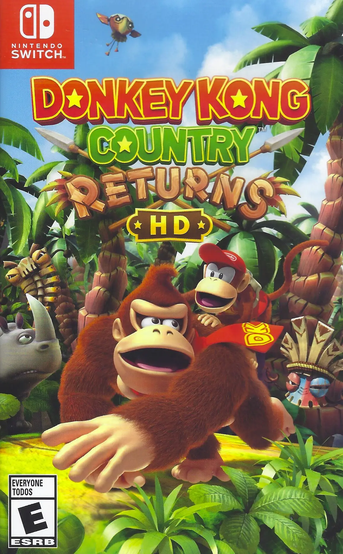 Capa de Donkey Kong Country Returns HD