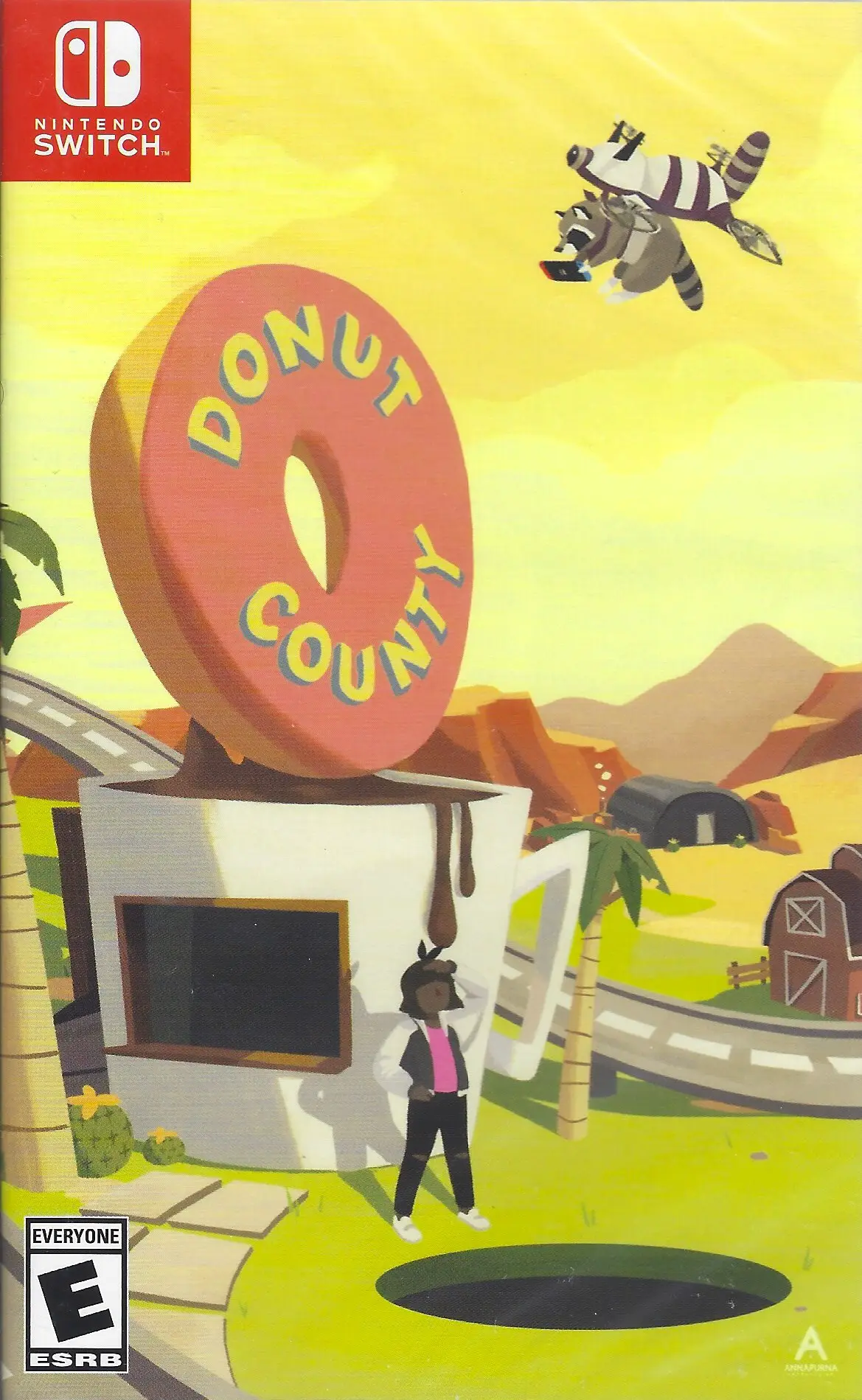 Capa de Donut County [iam8bit]