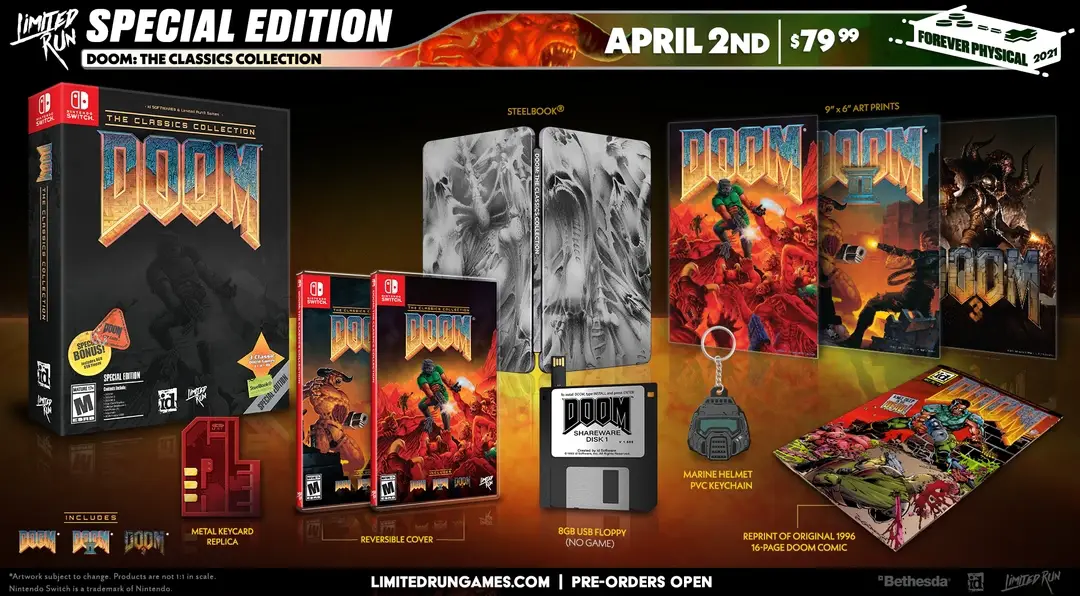 Capa de DOOM: The Classics Collection Special Edition