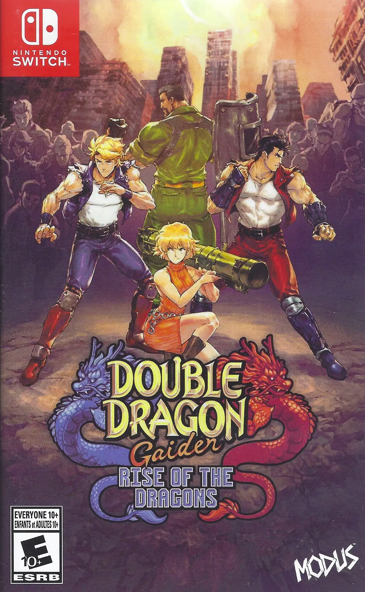 Capa de Double Dragon Gaiden: Rise of the Dragons