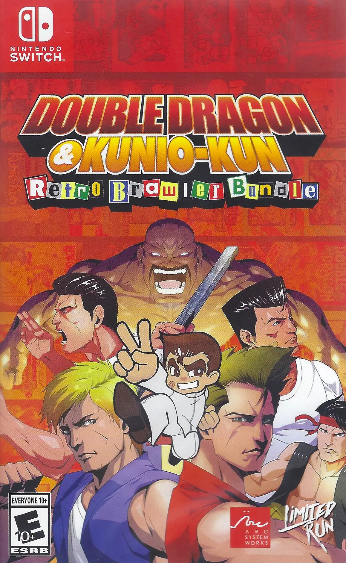 Capa de Double Dragon & Kunio-Kun Retro Brawler Bundle