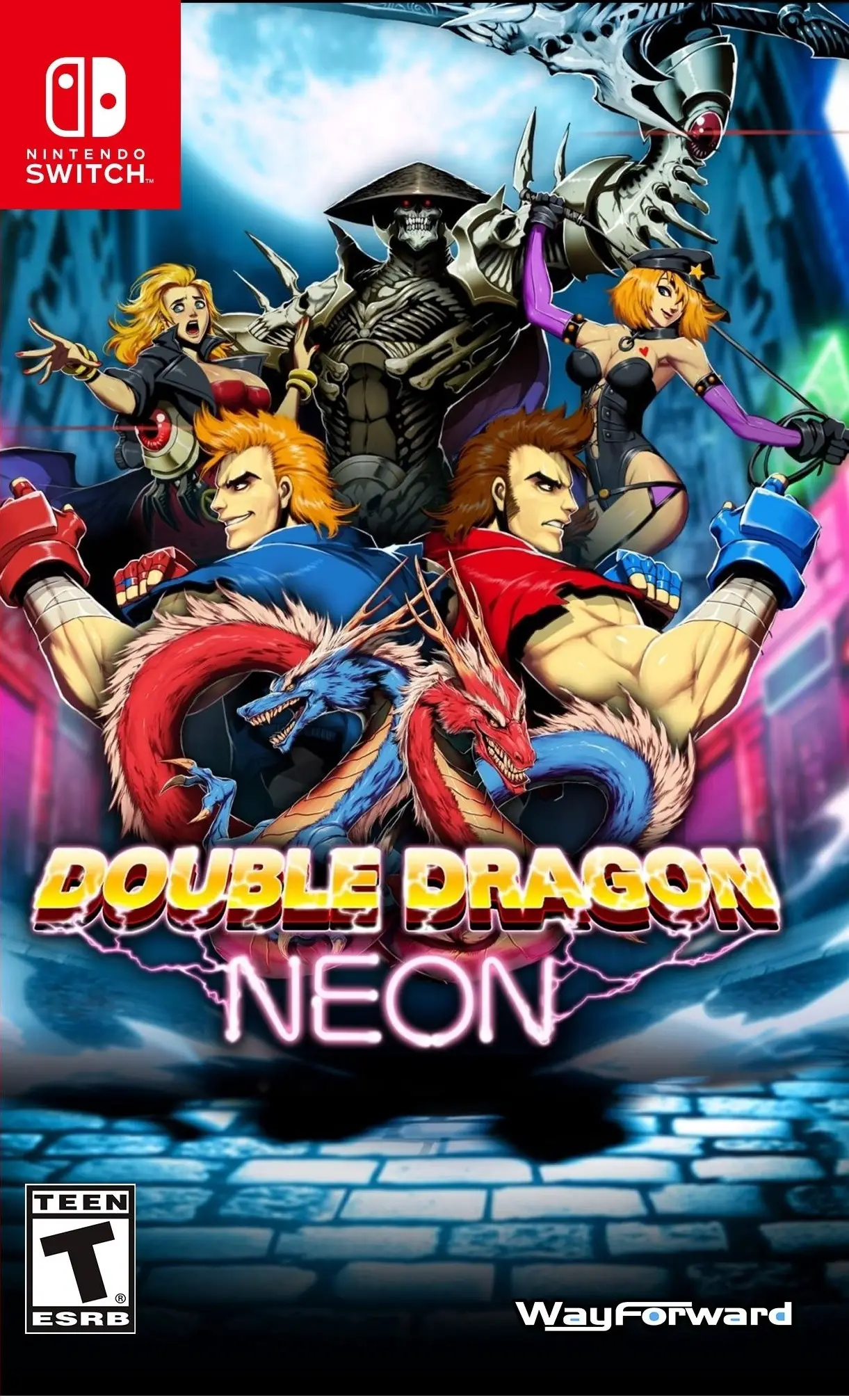Capa de Double Dragon Neon [Best Buy]