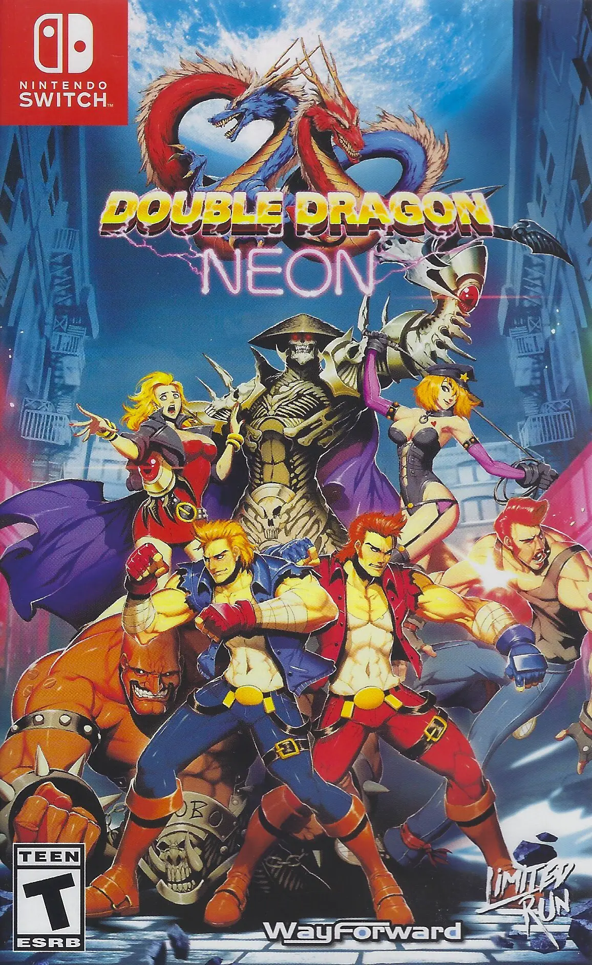 Capa de Double Dragon: Neon