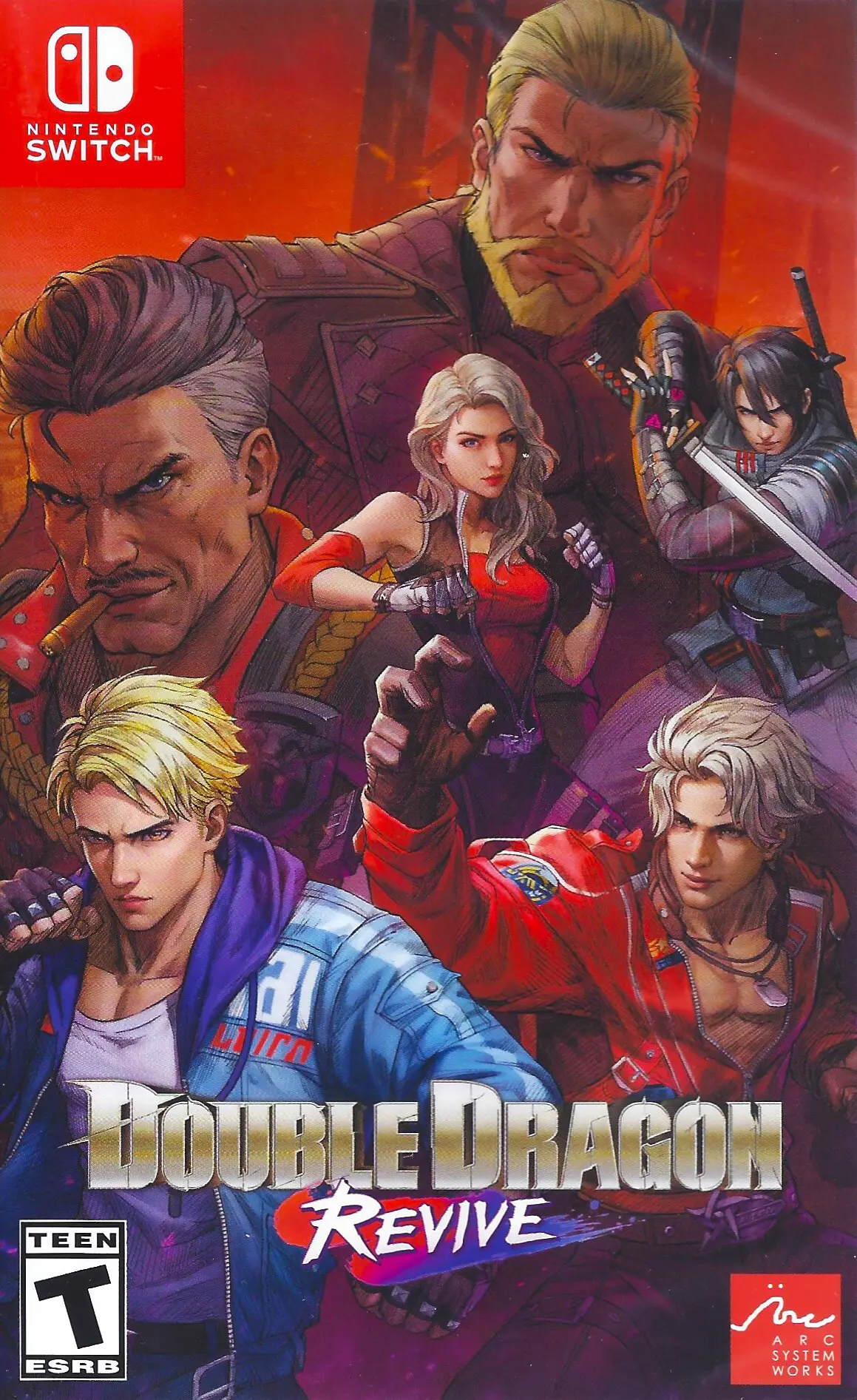 Capa de Double Dragon Revive
