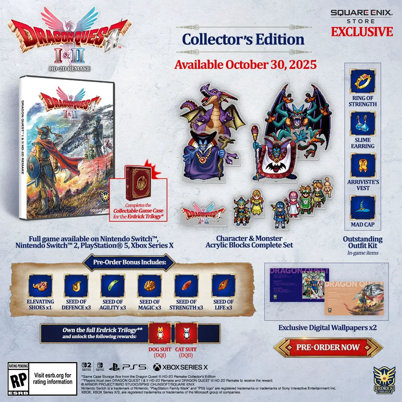 Capa de Dragon Quest I & II HD-2D Remake [Collector's Edition]