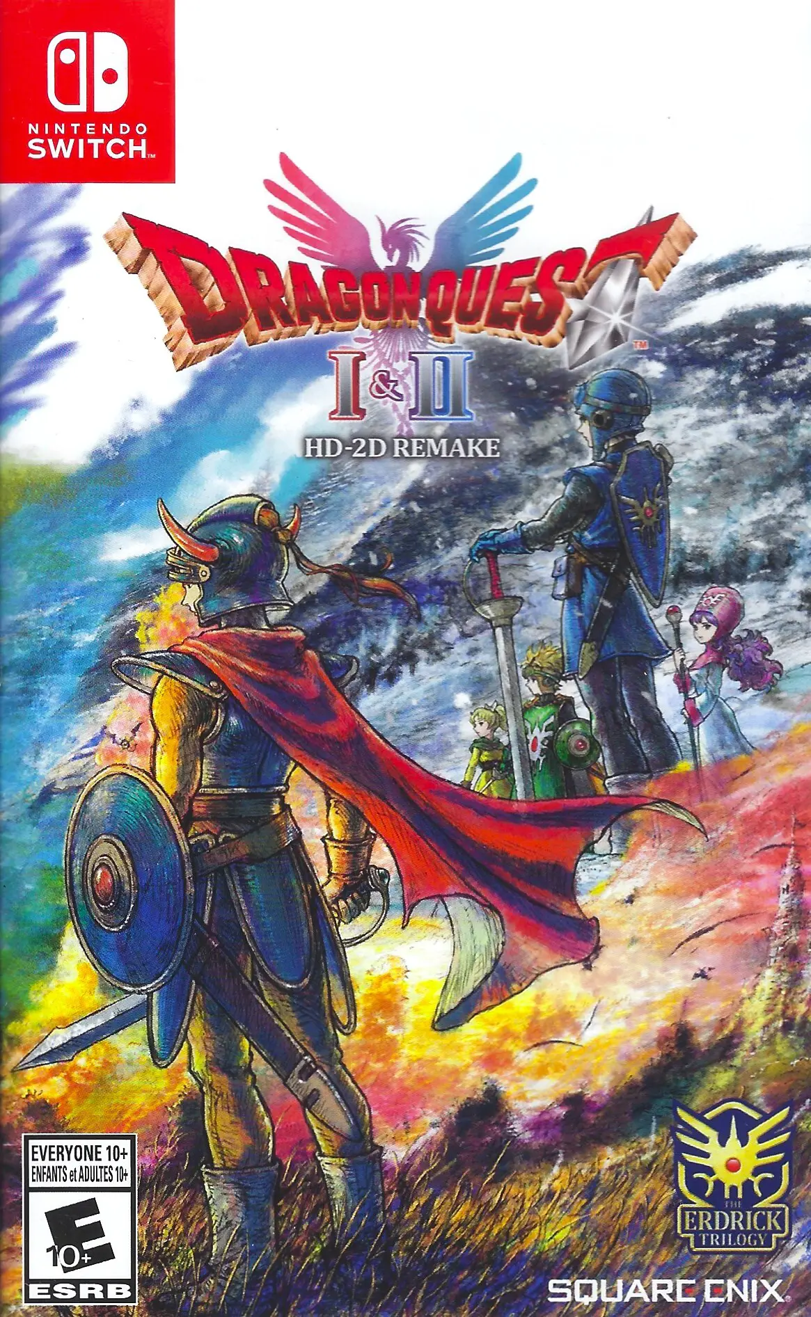 Capa de Dragon Quest I & II HD-2D Remake