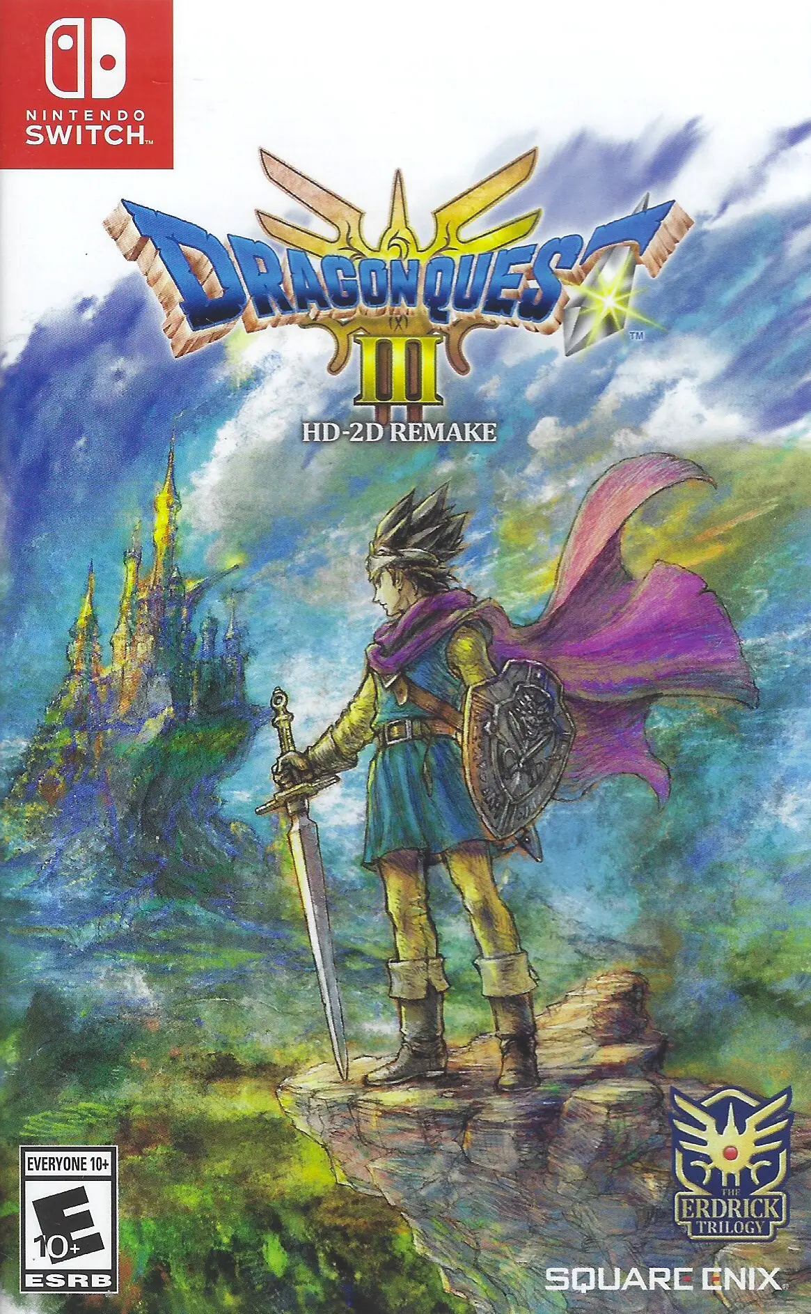 Capa de Dragon Quest III HD-2D Remake