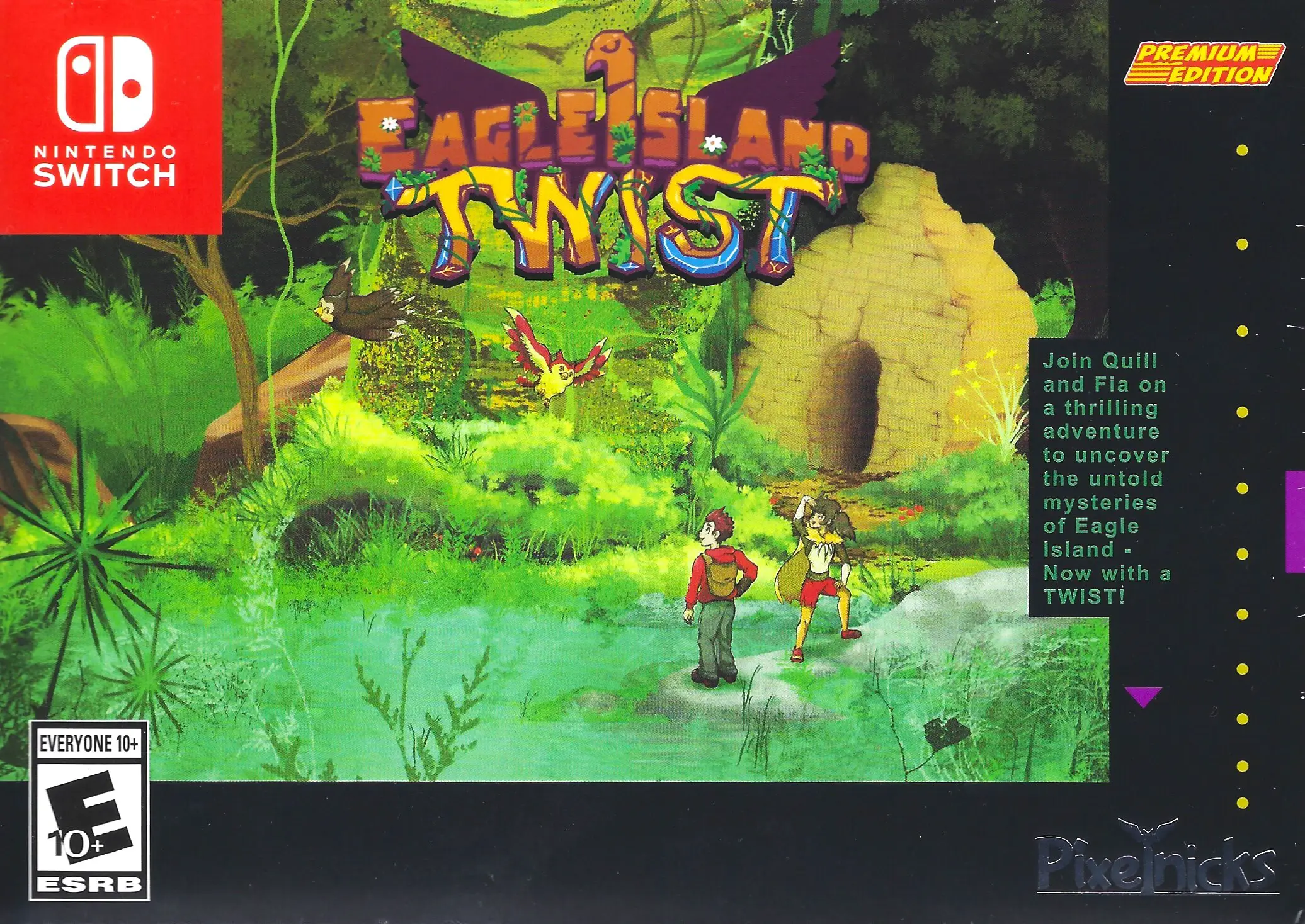 Capa de Eagle Island Twist [Retro Edition]