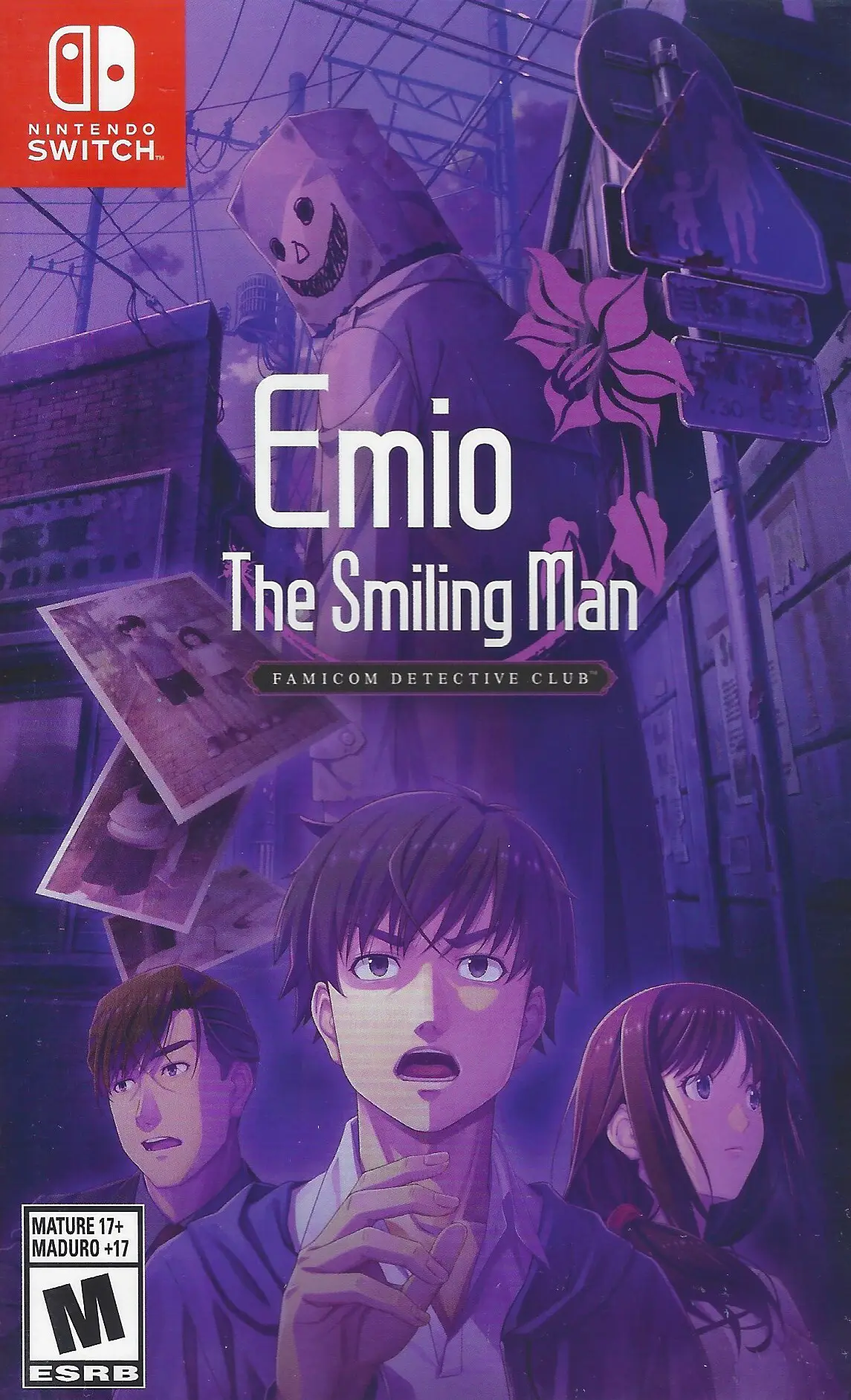 Capa de Emio - The Smiling Man: Famicom Detective Club