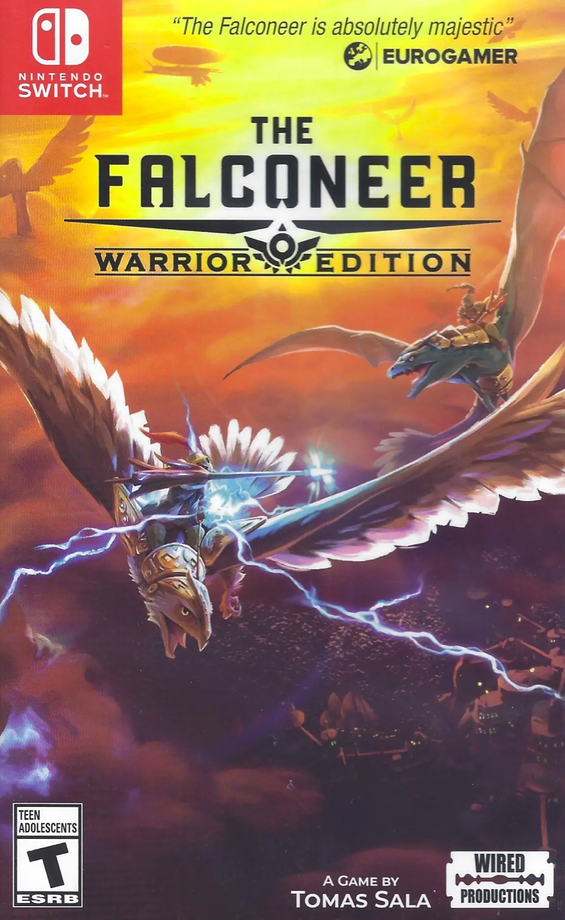 Capa de Falconeer: Warrior Edition