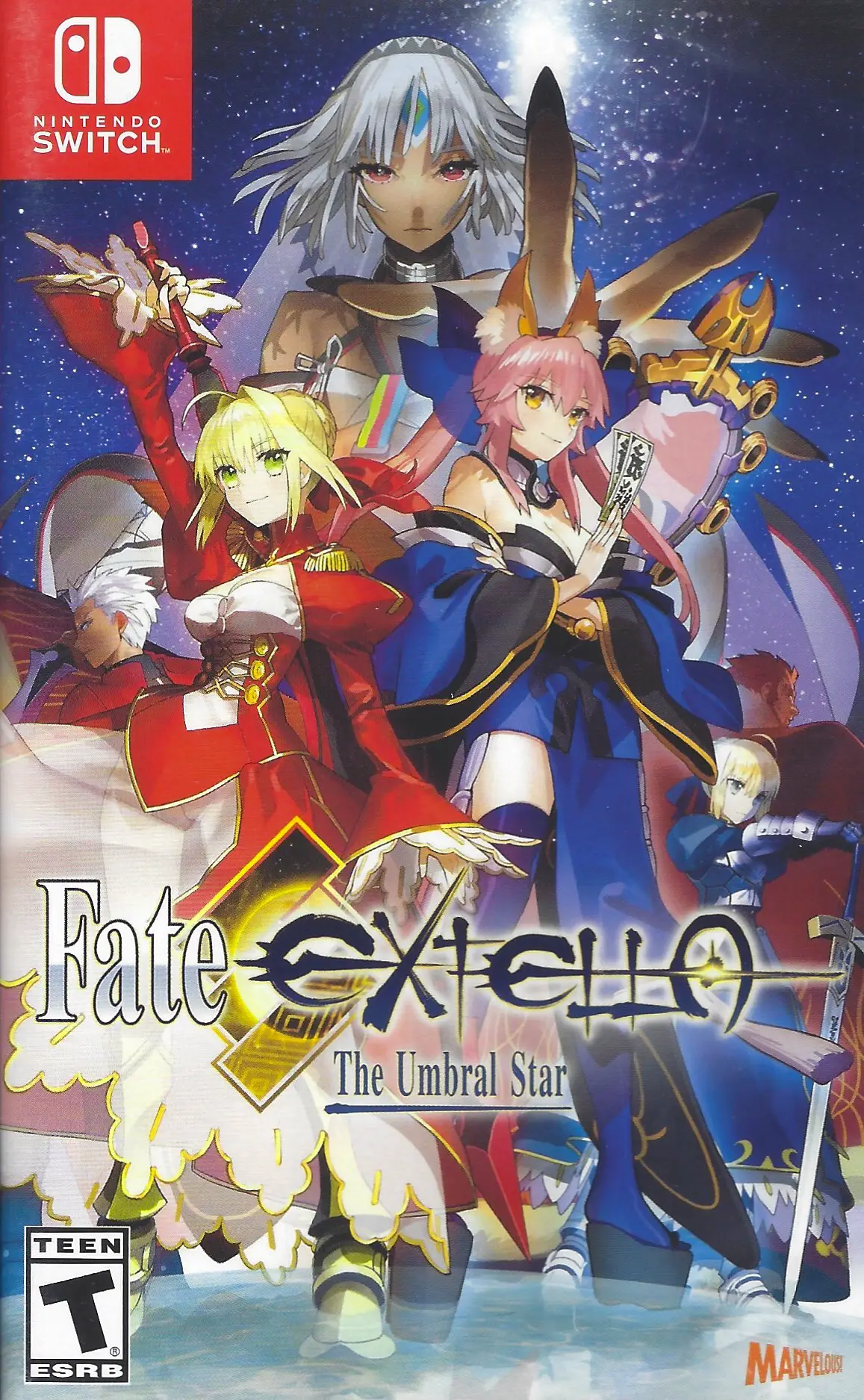 Capa de Fate/Extella: The Umbral Star
