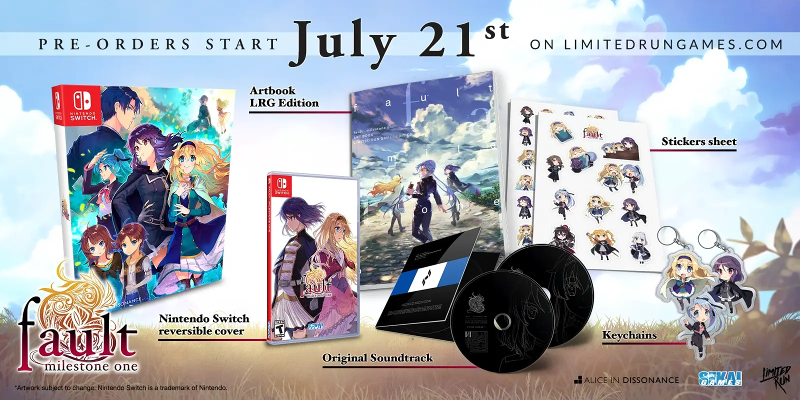 Capa de Fault Milestone One - Collector's Edition