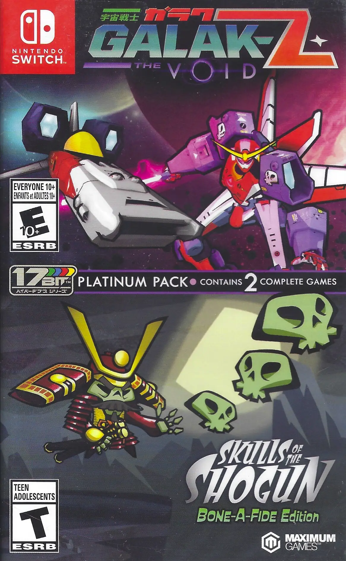 Capa de Galak-Z: The Void & Skulls of the Shogun: Bone-A-Fide Edition Platinum Pack