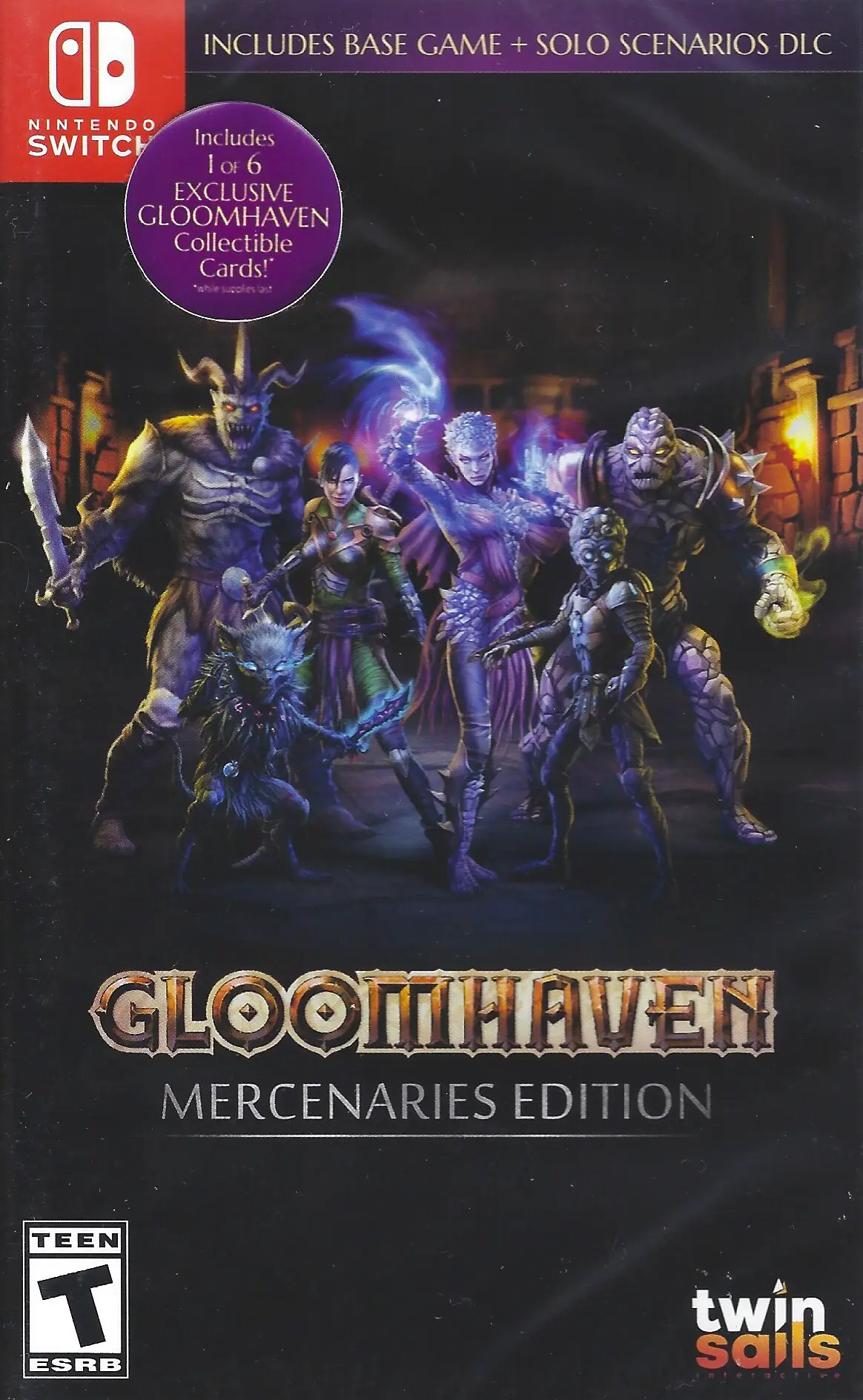 Capa de Gloomhaven [Mercenaries Edition]