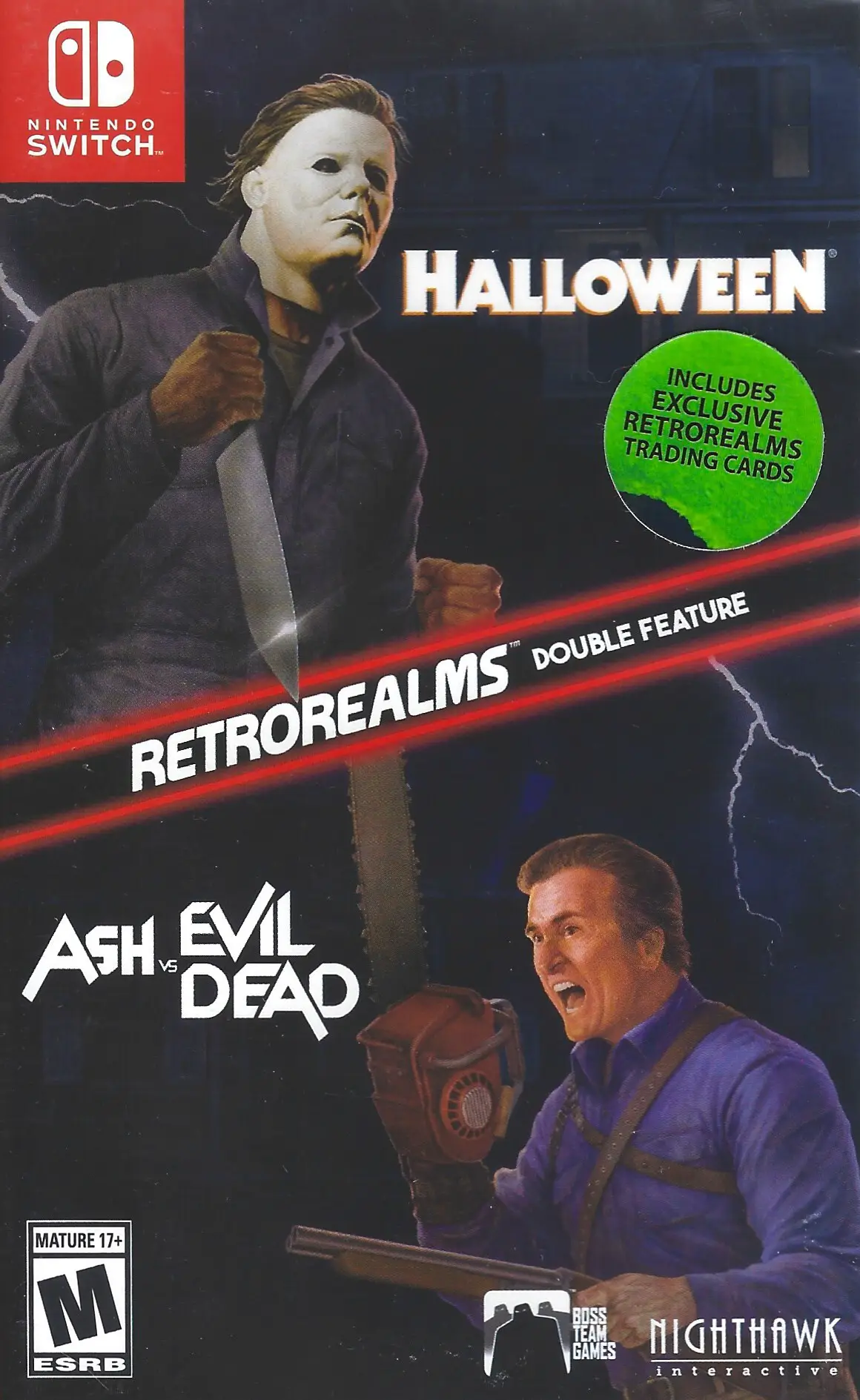 Capa de Halloween and Ash vs. Evil Dead RetroRealms Double Feature