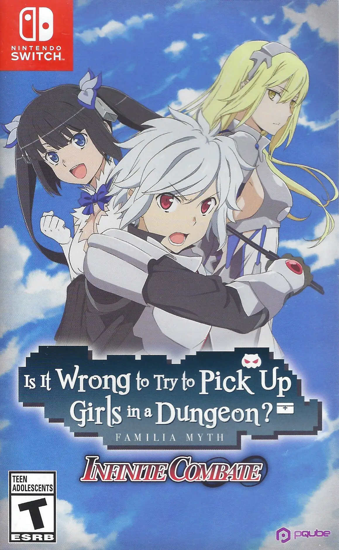 Capa de Is It Wrong to Try to Pick Up Girls in a Dungeon? Familia Myth Infinite Combate