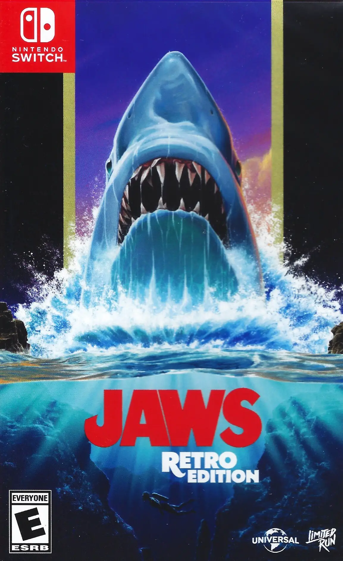 Capa de Jaws Retro Edition