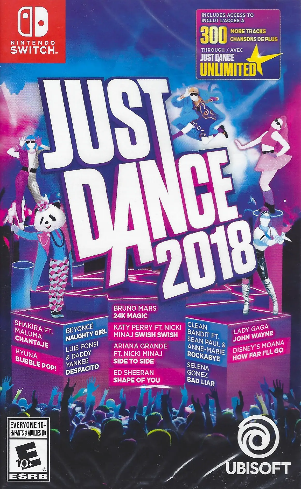 Capa de Just Dance 2018