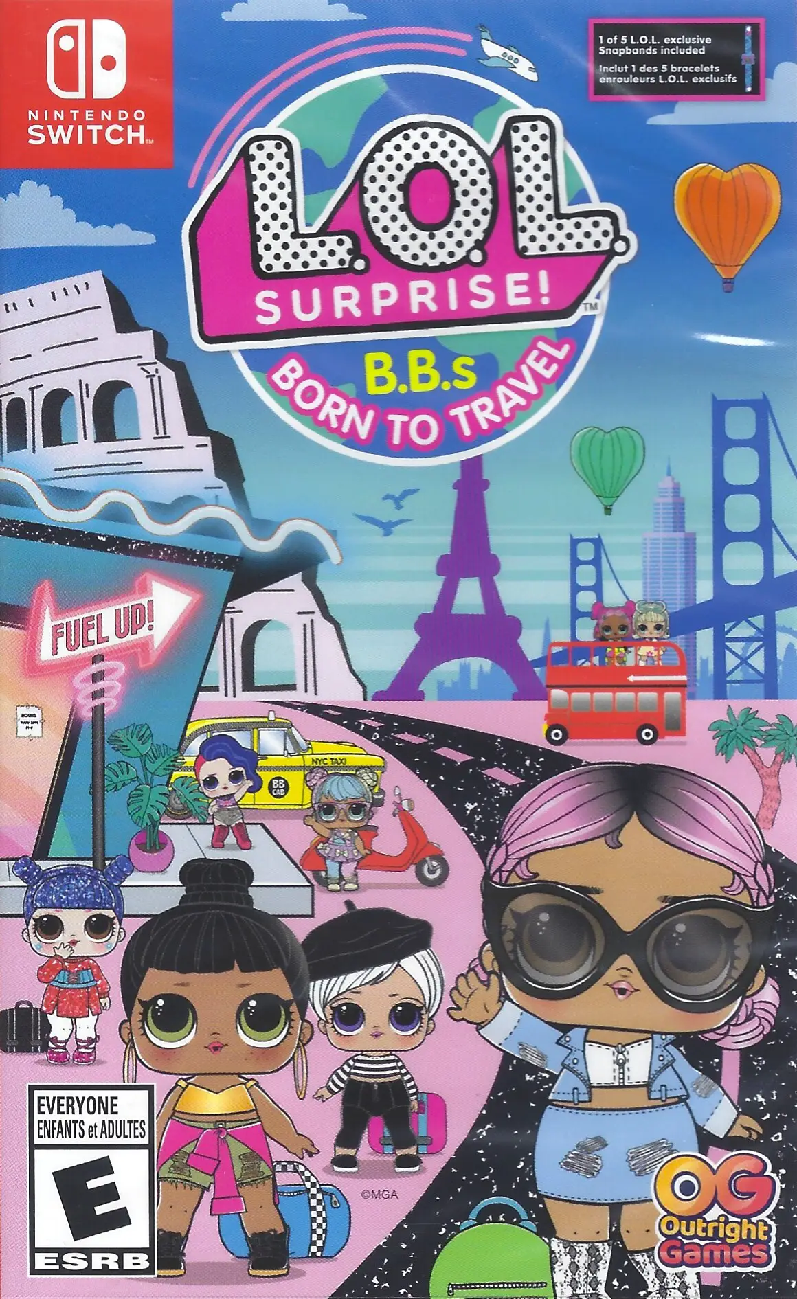Capa de L.O.L. Surprise! B.B.s Born to Travel