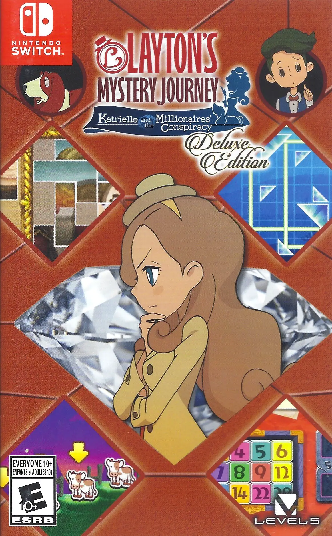 Capa de Layton's Mystery Journey: Katrielle and The Millionaires' Conspiracy [Deluxe Edition]