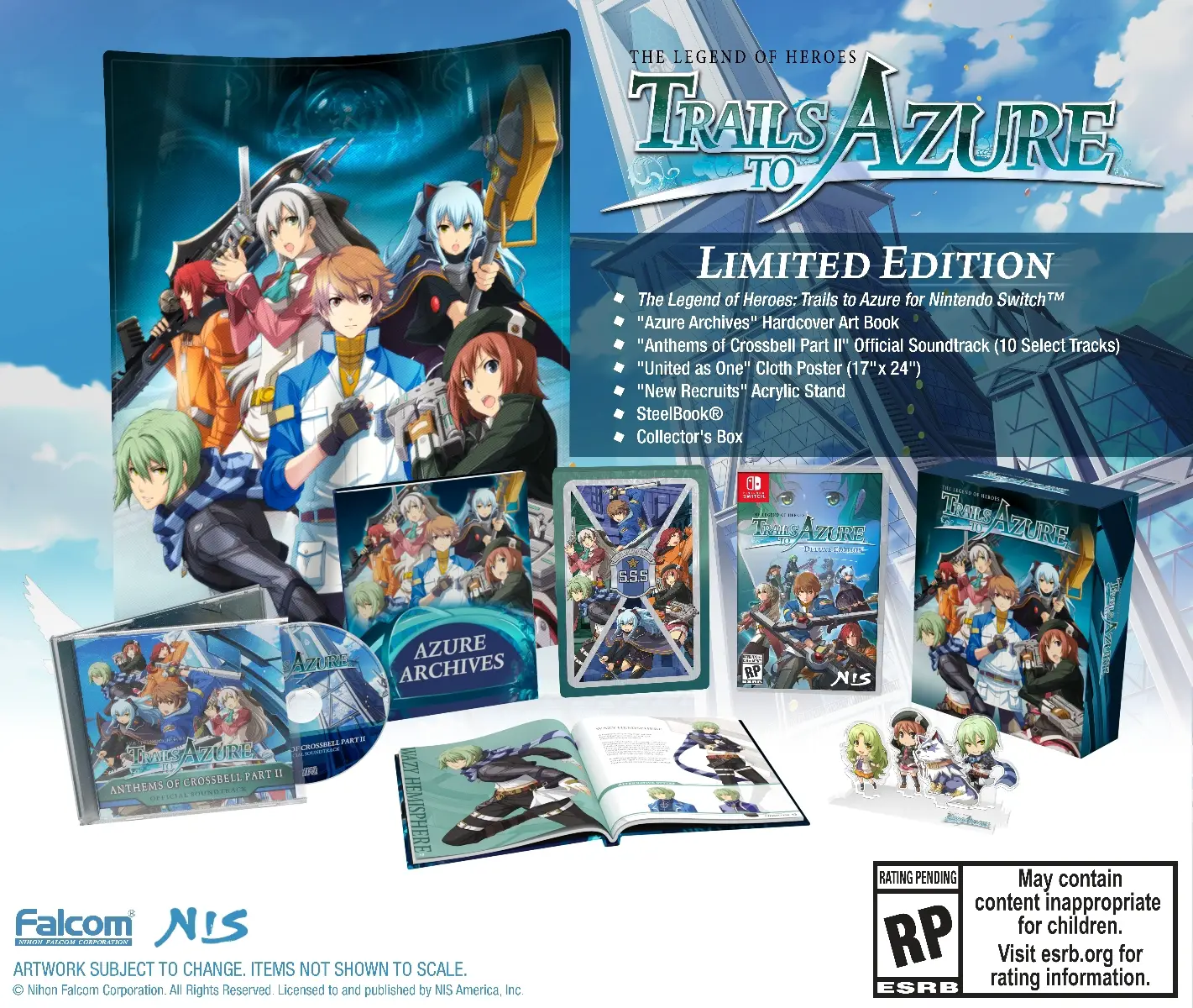Capa de Legend of Heroes: Trails to Azure [Limited Edition]