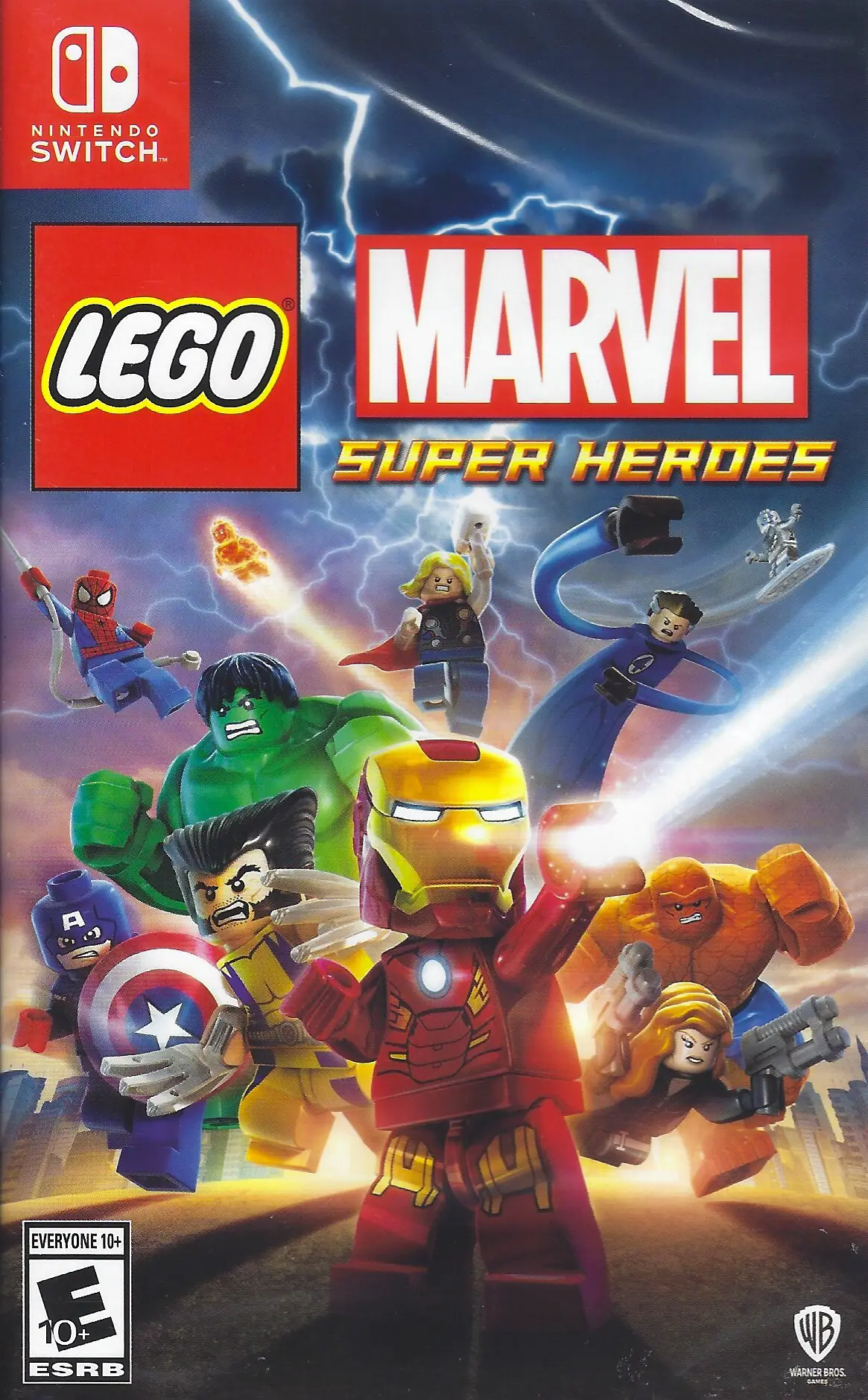 Capa de LEGO Marvel Super Heroes