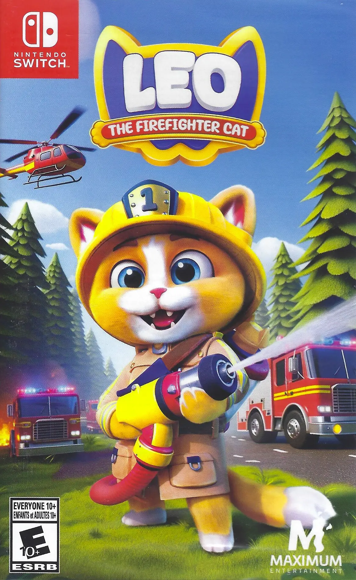 Capa de Leo the Firefighter Cat