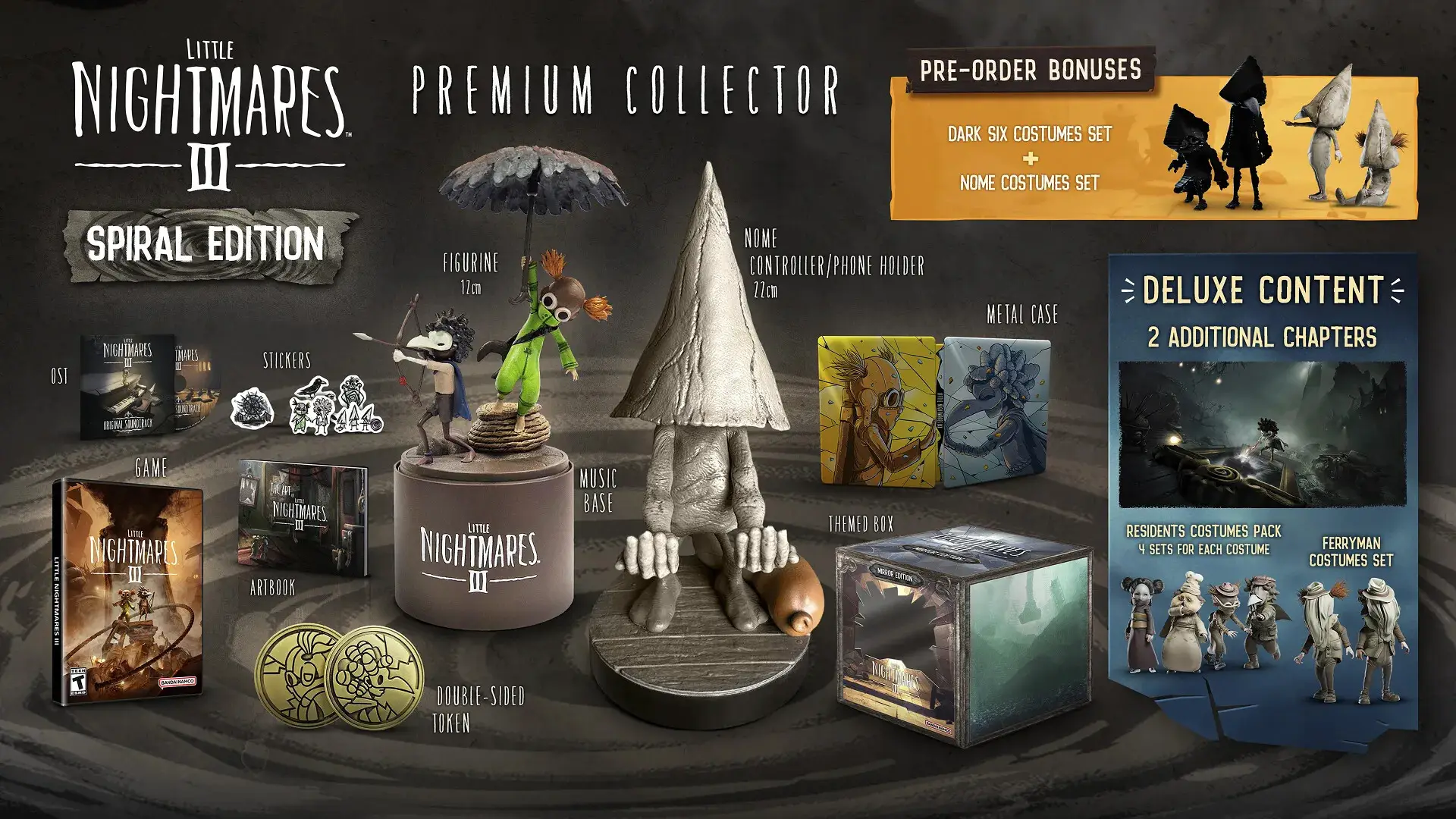 Capa de Little Nightmares III [Spiral Premium Edition]