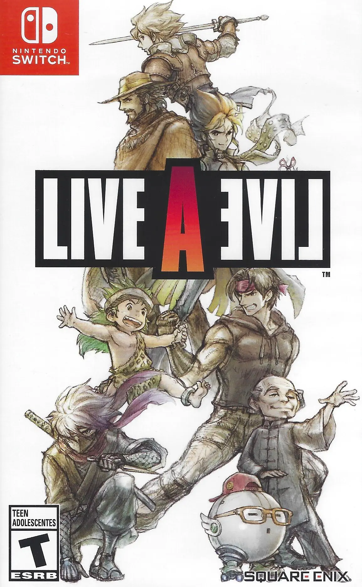 Capa de Live A Live