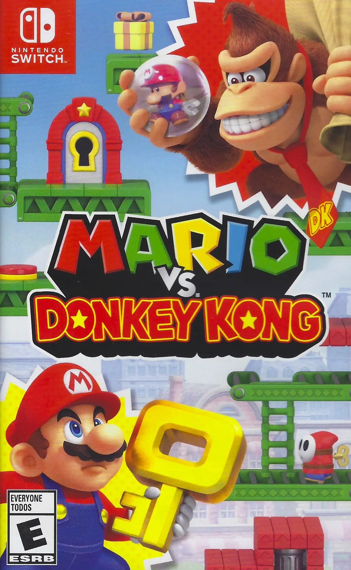 Capa de Mario vs. Donkey Kong