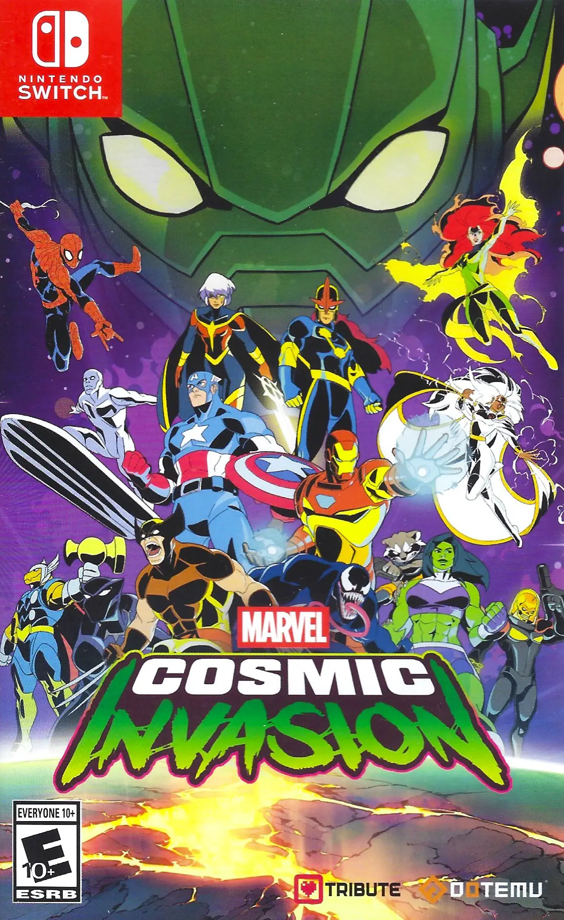 Capa de Marvel Cosmic Invasion