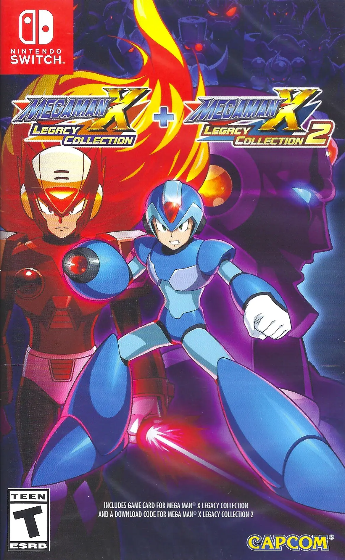 Capa de Mega Man X Legacy Collection 1 + 2