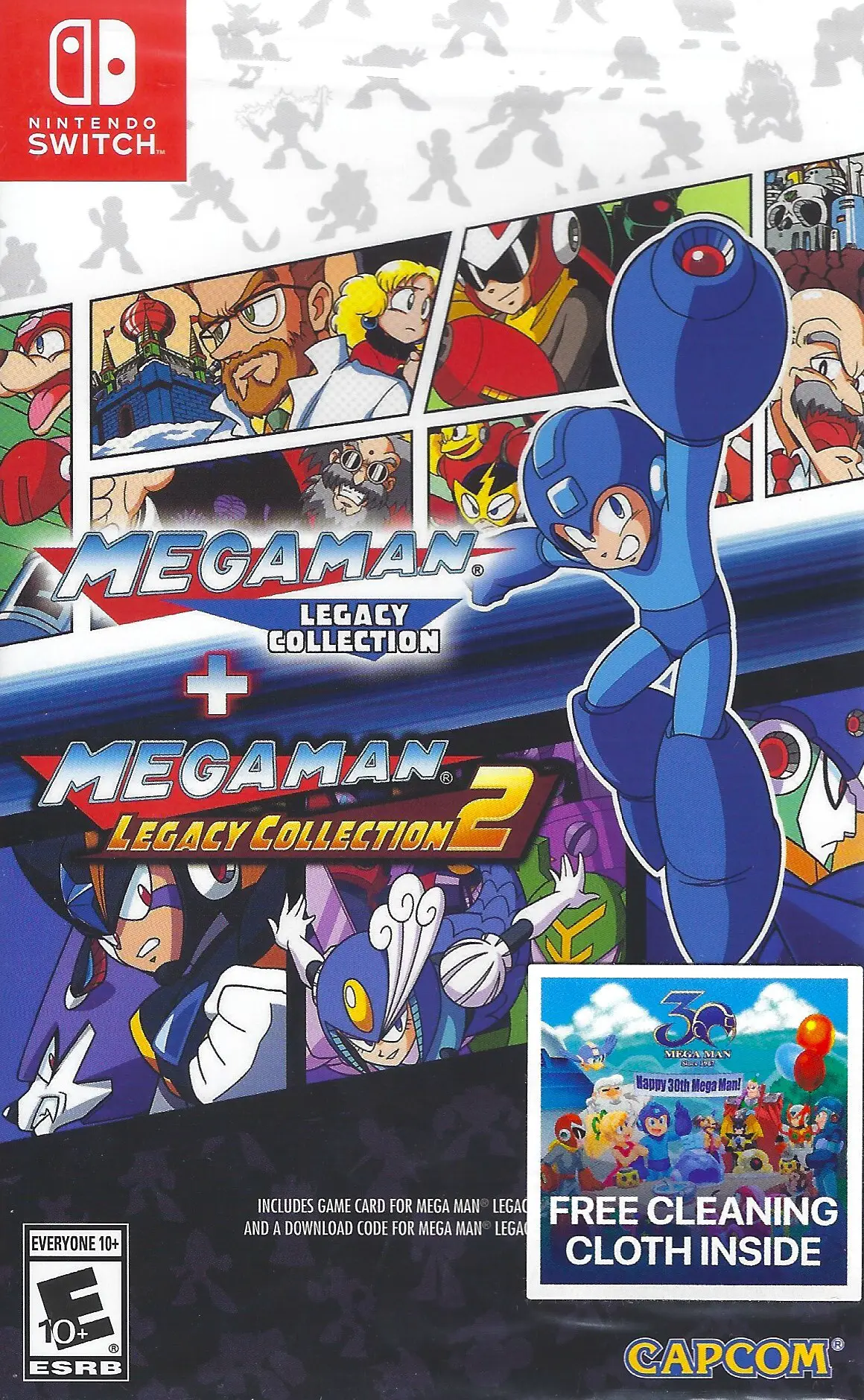 Capa de MegaMan Legacy Collection 1 + 2
