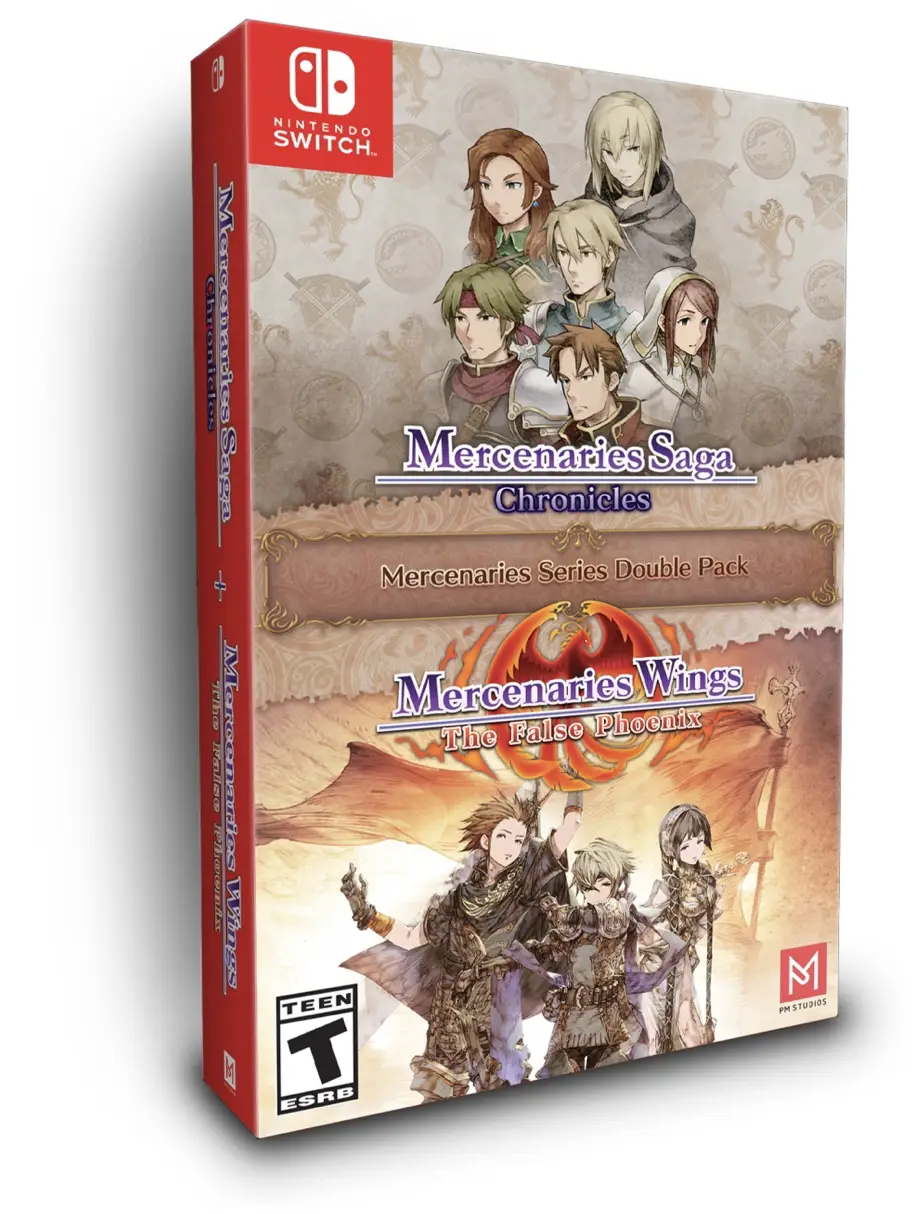 Capa de Mercenaries Saga & Wings