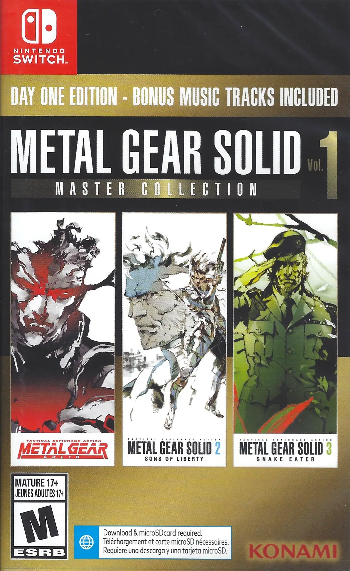 Capa de Metal Gear Solid: Master Collection Vol. 1
