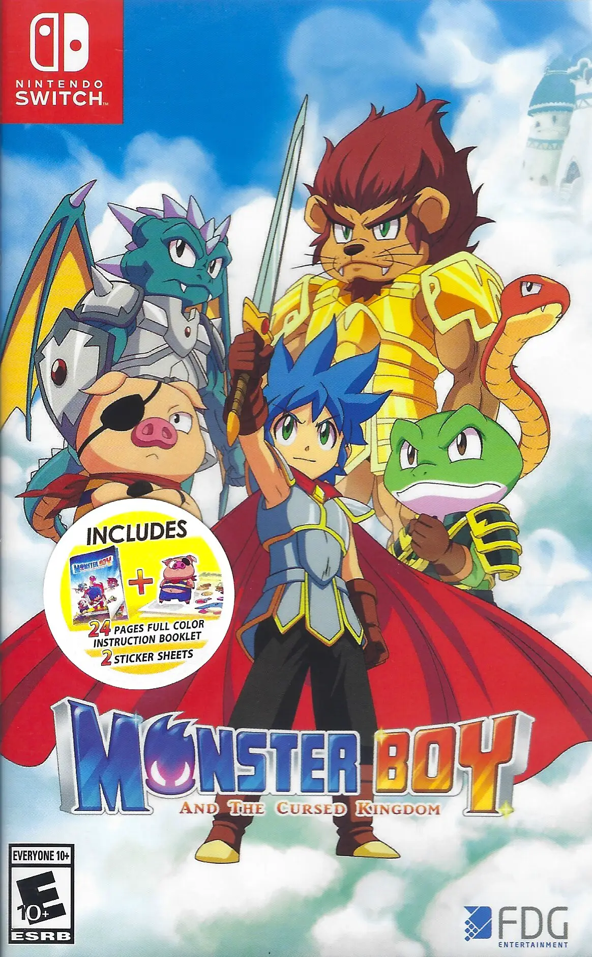 Capa de Monster Boy and the Cursed Kingdom