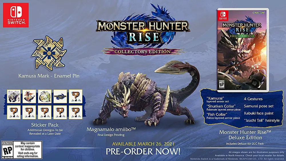 Capa de Monster Hunter Rise [Collector's Edition]