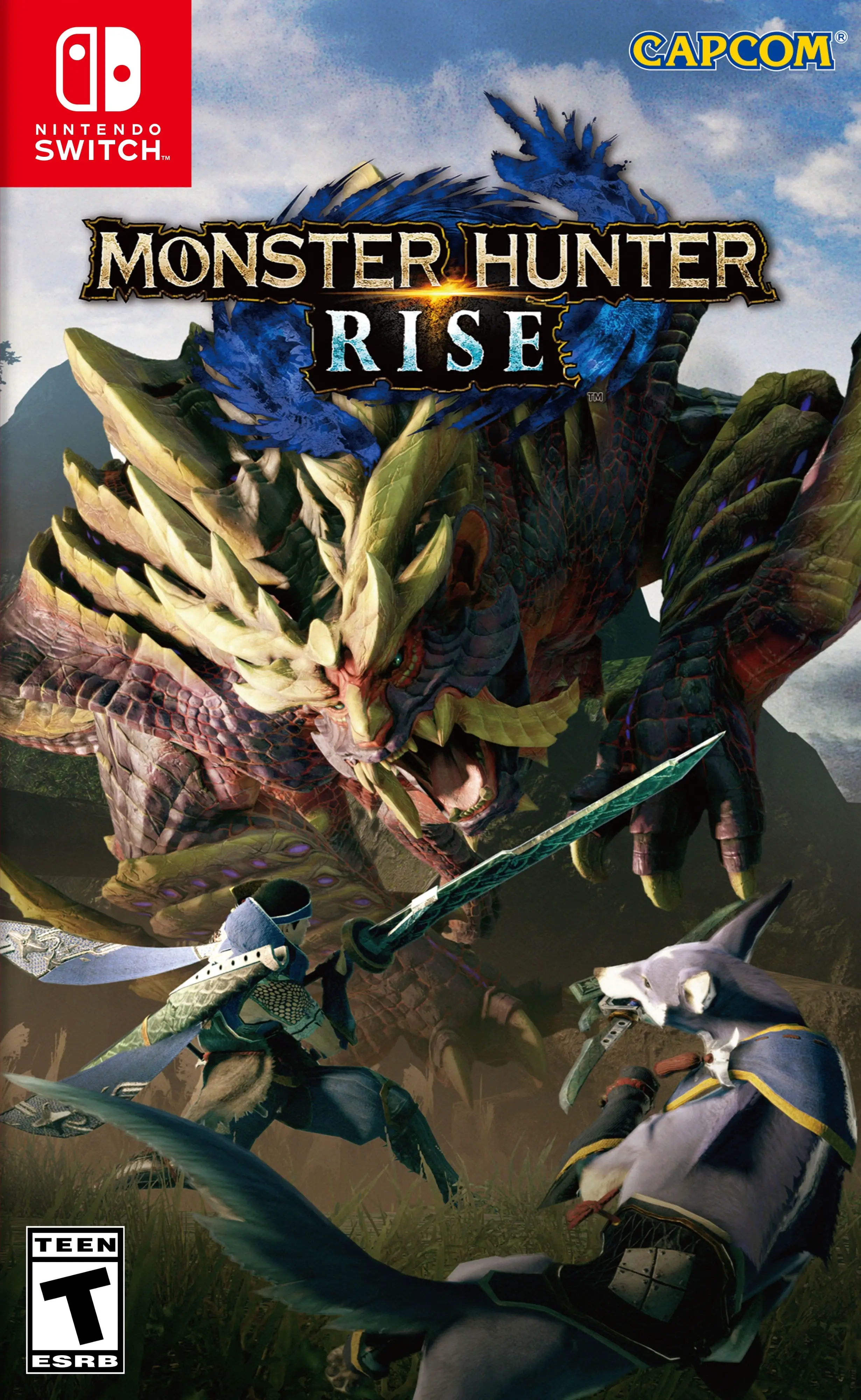Capa de Monster Hunter Rise