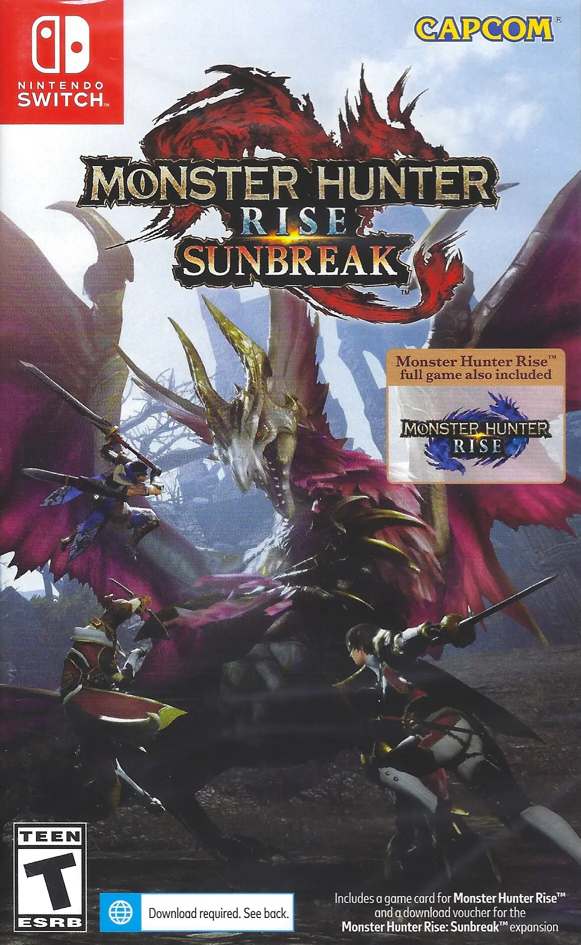 Capa de Monster Hunter Rise: Sunbreak