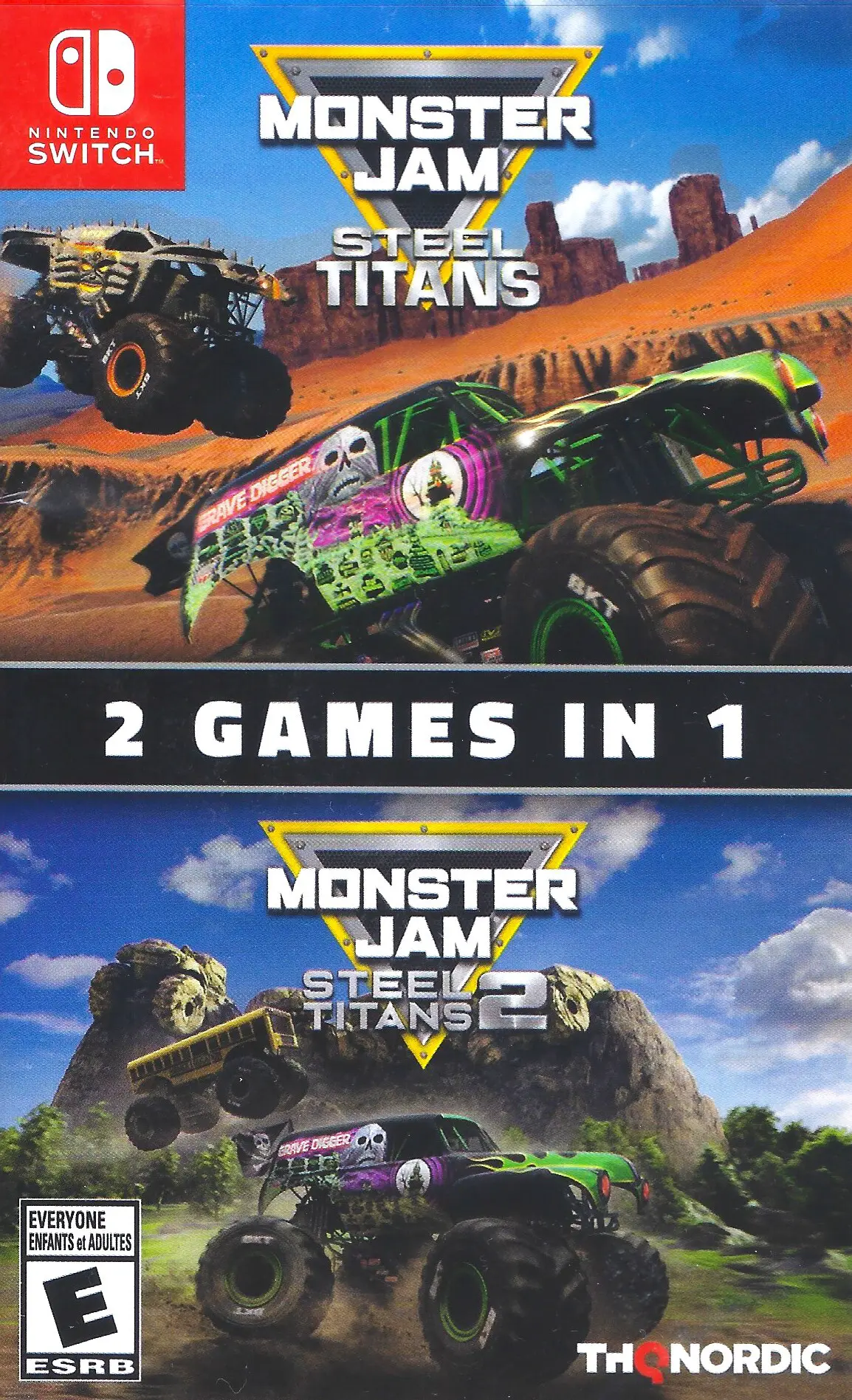 Capa de Monster Jam Steel Titans Bundle